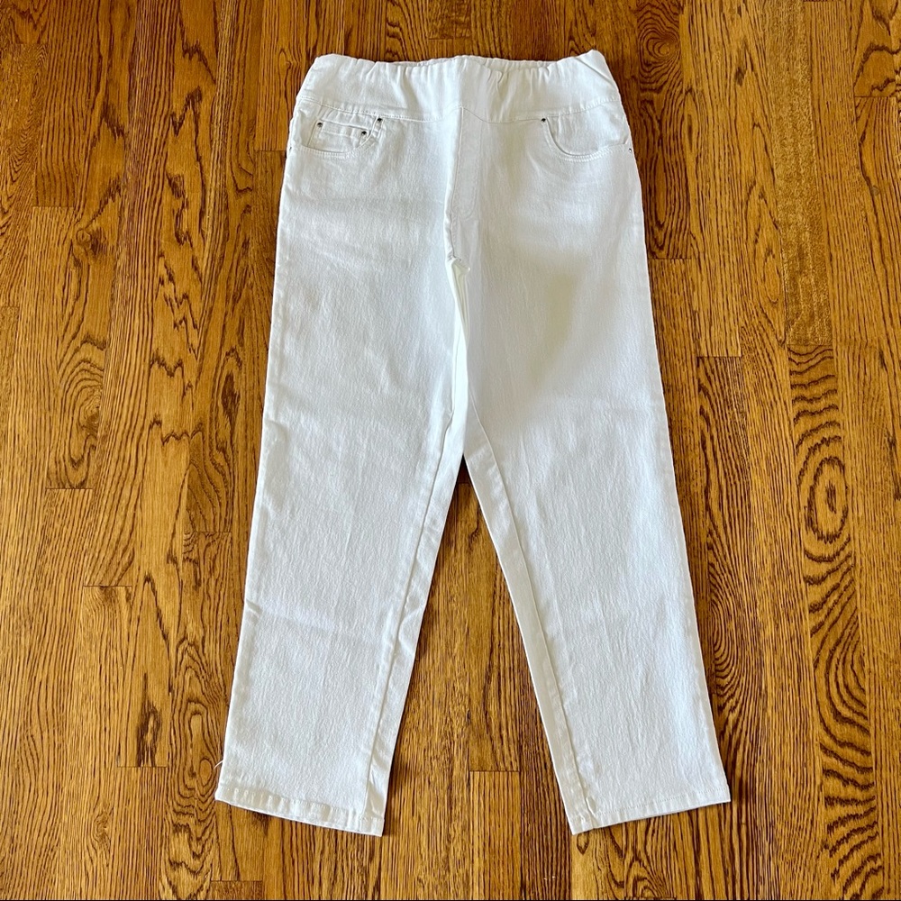 BLAIR Size 12 Petite White Pants Jeans